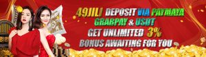 49JILI Deposit Get Unlimited 3% Bonus